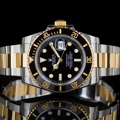 rolex black and gold submariner price|Rolex Submariner 1000ft 300m price.